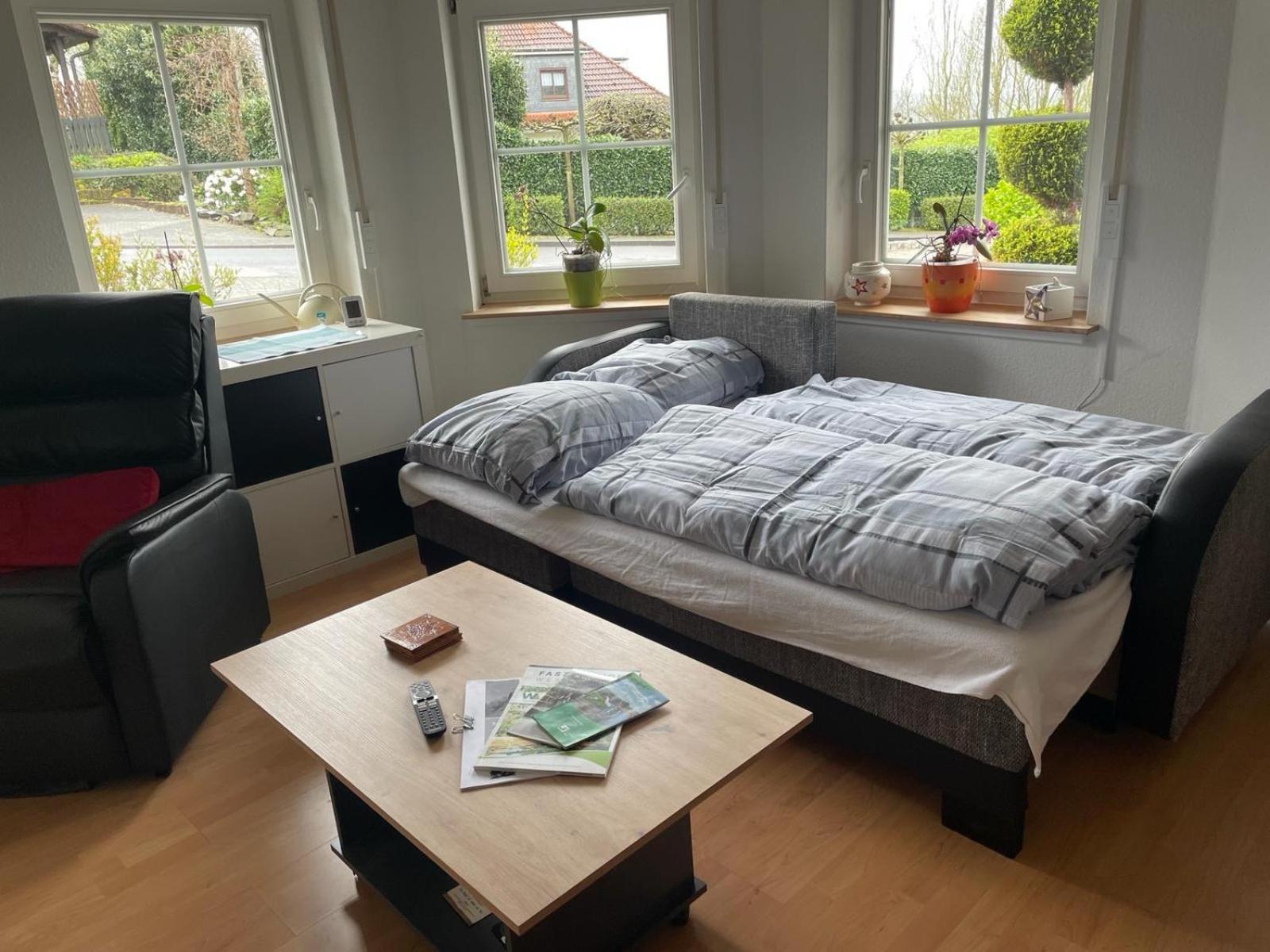 Ferienwohnung Domiziel Fuer 1 Bis 4 Personen Im Gruenen Hamm  Bagian luar foto